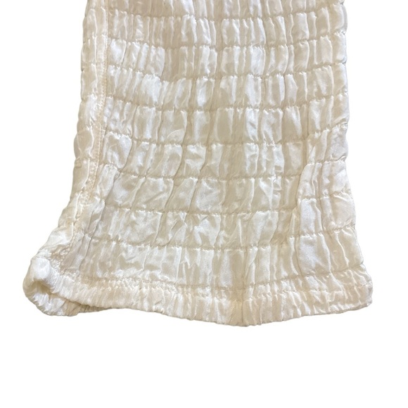 Exotic Brand Womens Silk Top Bottom Set Ruffled Collar Size XS Sheer Gauze Sheer - Picture 15 of 16